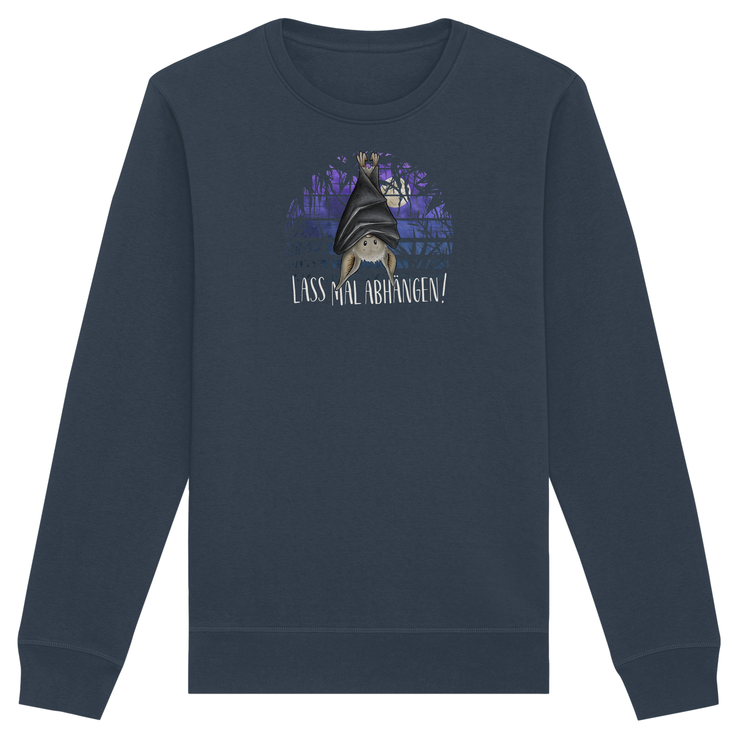 Lass mal abhängen Fledermaus - Organic Basic Unisex Sweatshirt
