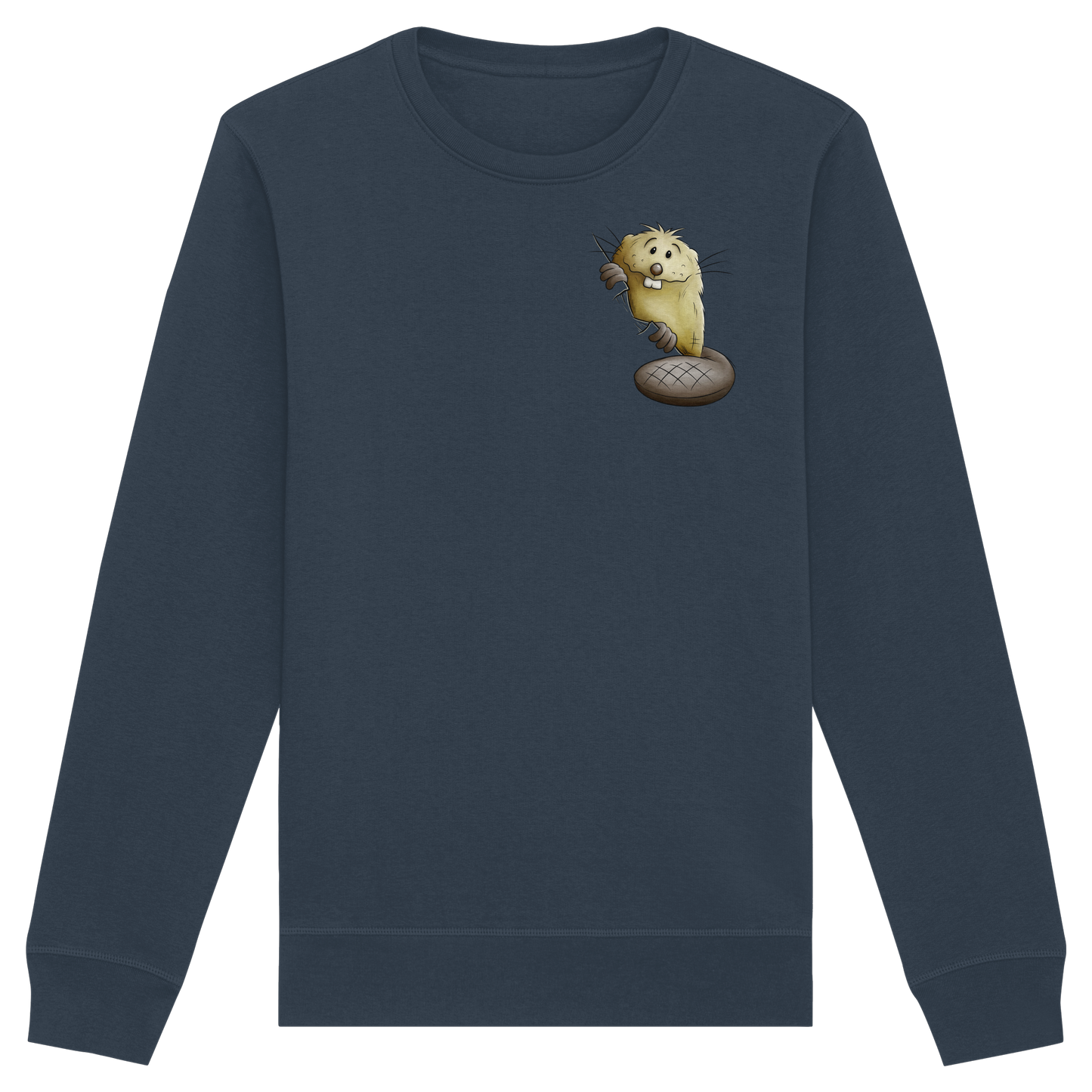 Lustiger frecher Biber - Organic Basic Unisex Sweatshirt