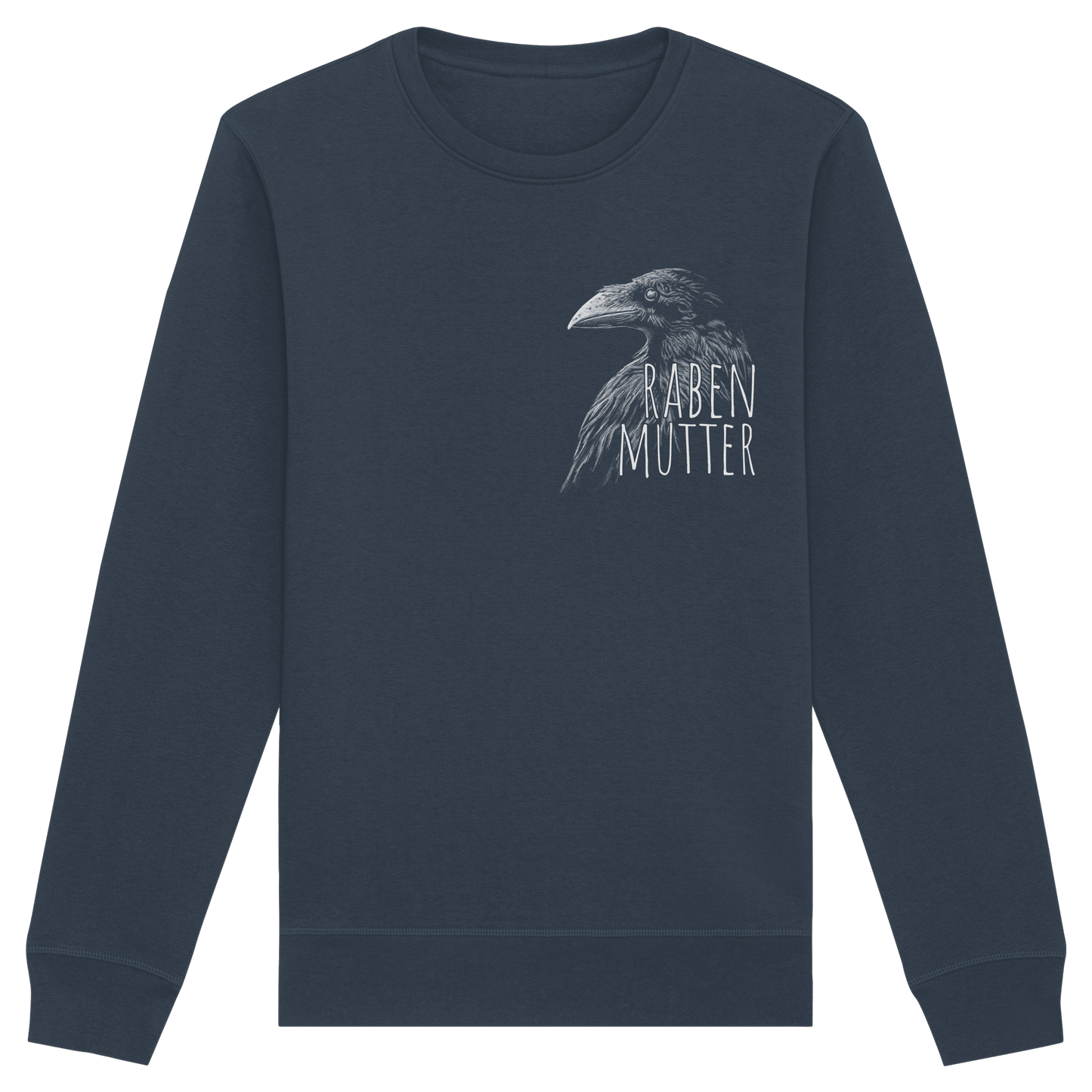 Rabenmutter schwarze Krähe Rabe - Organic Basic Unisex Sweatshirt