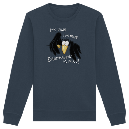I’m Fine Rabe | Alles Gut Krähe - Organic Basic Unisex Sweatshirt