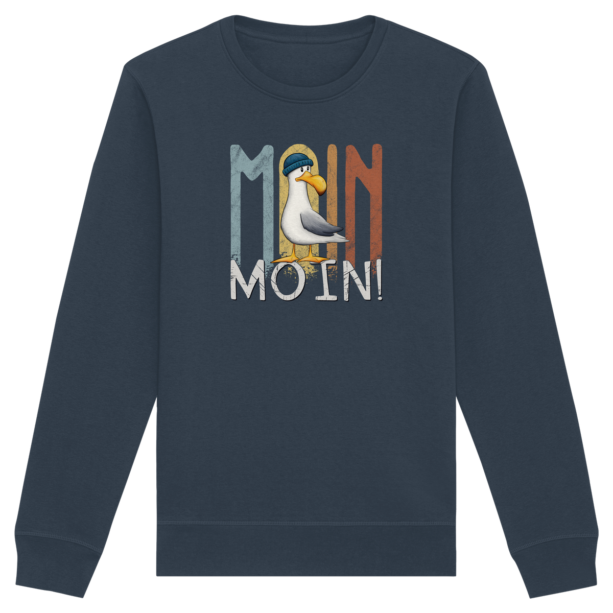 Moin Moin norddeutsche Möwe - Organic Basic Unisex Sweatshirt