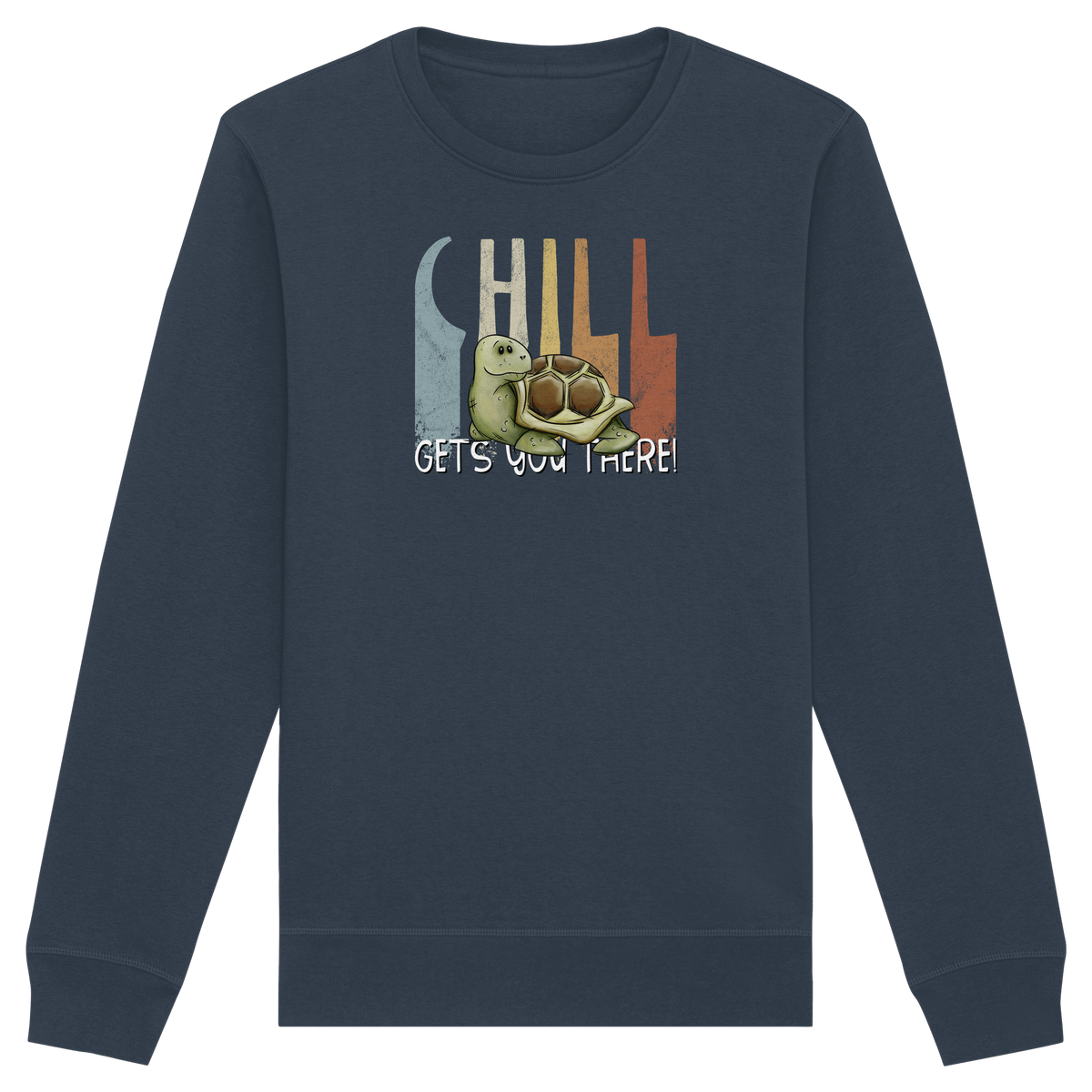 Gechillt gemütliche Schildkröte - Organic Basic Unisex Sweatshirt