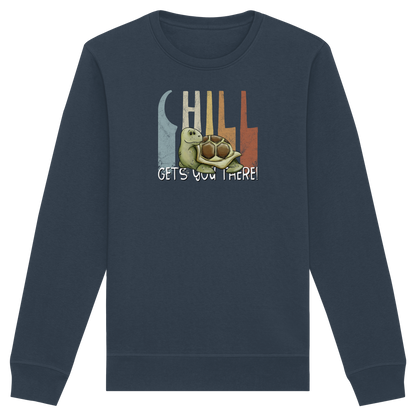 Gechillt gemütliche Schildkröte - Organic Basic Unisex Sweatshirt