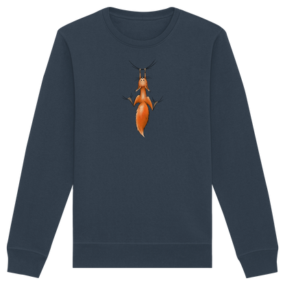 Rotes Eichhörnchen hängt ab - Organic Basic Unisex Sweatshirt