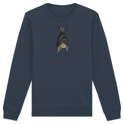 Lustig chillende Fledermaus - Organic Basic Unisex Sweatshirt