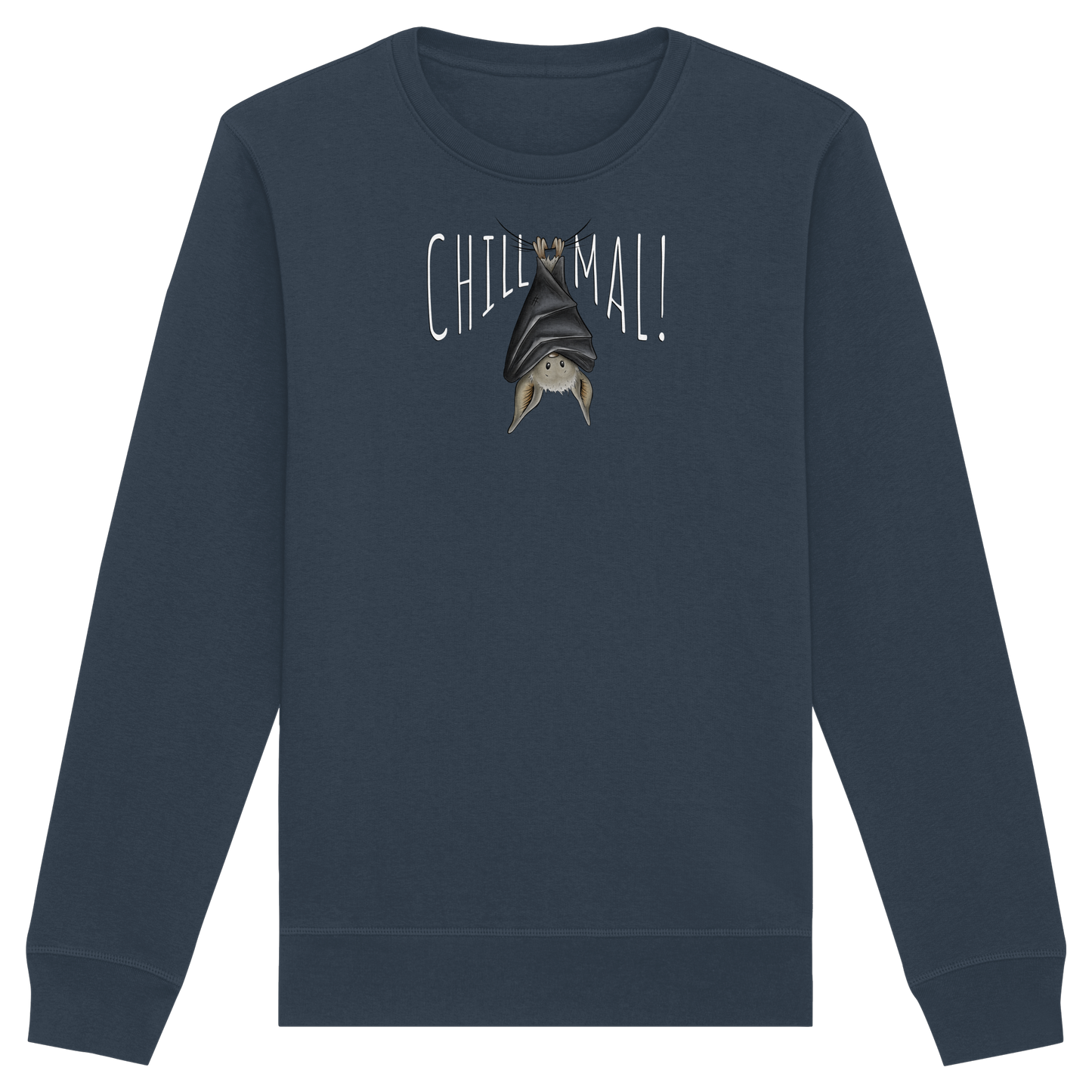 Chill Mal gemütliche Fledermaus - Organic Basic Unisex Sweatshirt