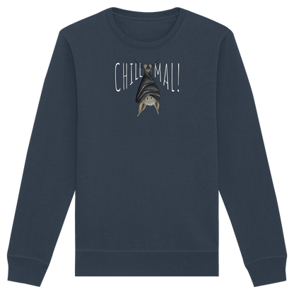 Chill Mal gemütliche Fledermaus - Organic Basic Unisex Sweatshirt