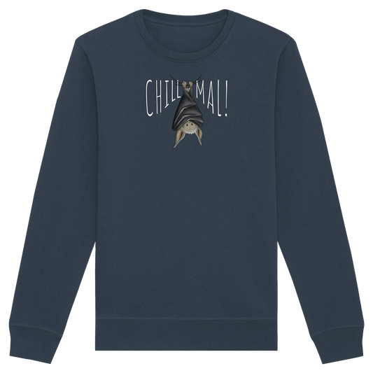 Chill Mal gemütliche Fledermaus - Organic Basic Unisex Sweatshirt