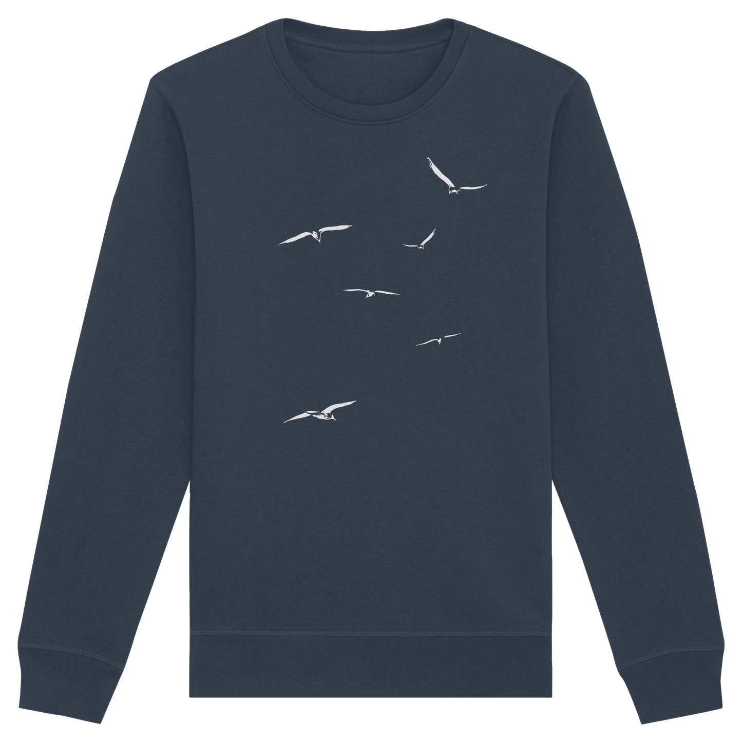 Vogelschwarm – Traum vom Fliegen - Organic Basic Unisex Sweatshirt