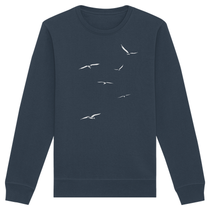 Vogelschwarm – Traum vom Fliegen - Organic Basic Unisex Sweatshirt