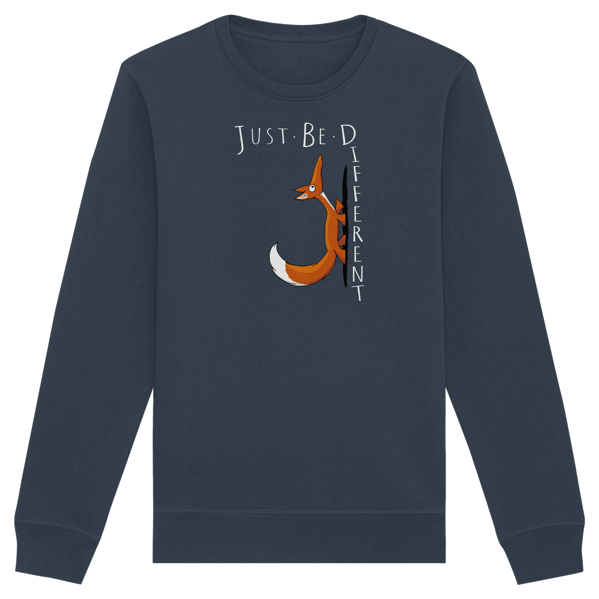 Just Be Different | Sei Anders, kleiner Fuchs - Organic Basic Unisex Sweatshirt