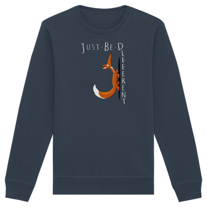 Just Be Different | Sei Anders, kleiner Fuchs - Organic Basic Unisex Sweatshirt