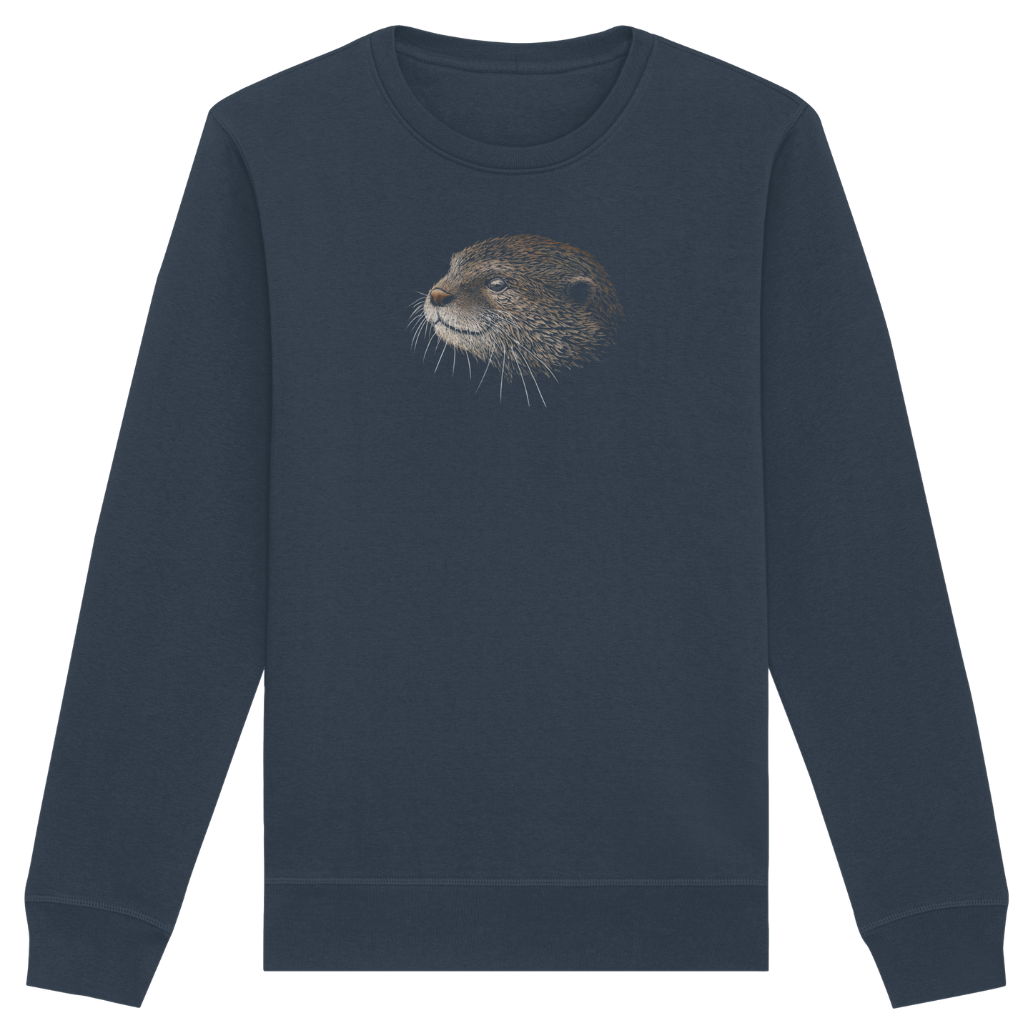 Otter Bleistift Zeichnung KritzelKunst - Organic Basic Unisex Sweatshirt