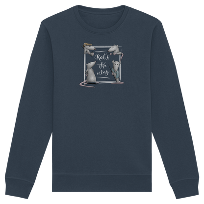 Rat’s The Way Kaffeehaus Ratten - Organic Basic Unisex Sweatshirt