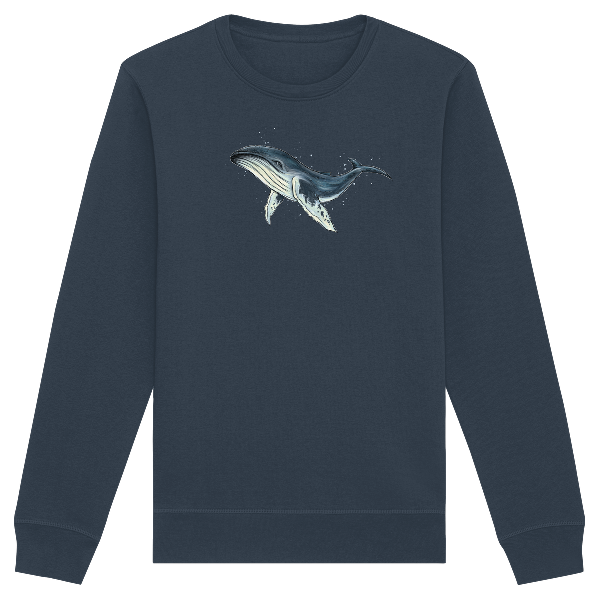 Tiefsee Ozean-Riese Buckelwal - Organic Basic Unisex Sweatshirt