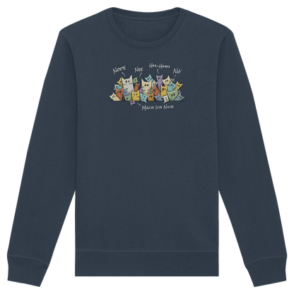 Nope, Nee, Nö Katzen - Organic Basic Unisex Sweatshirt