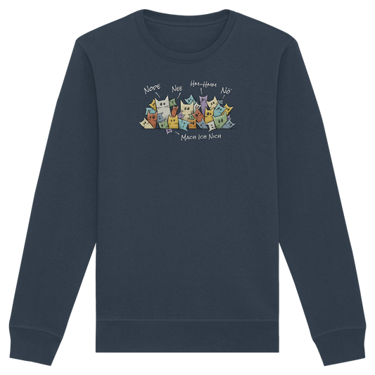 Nope, Nee, Nö Katzen - Organic Basic Unisex Sweatshirt