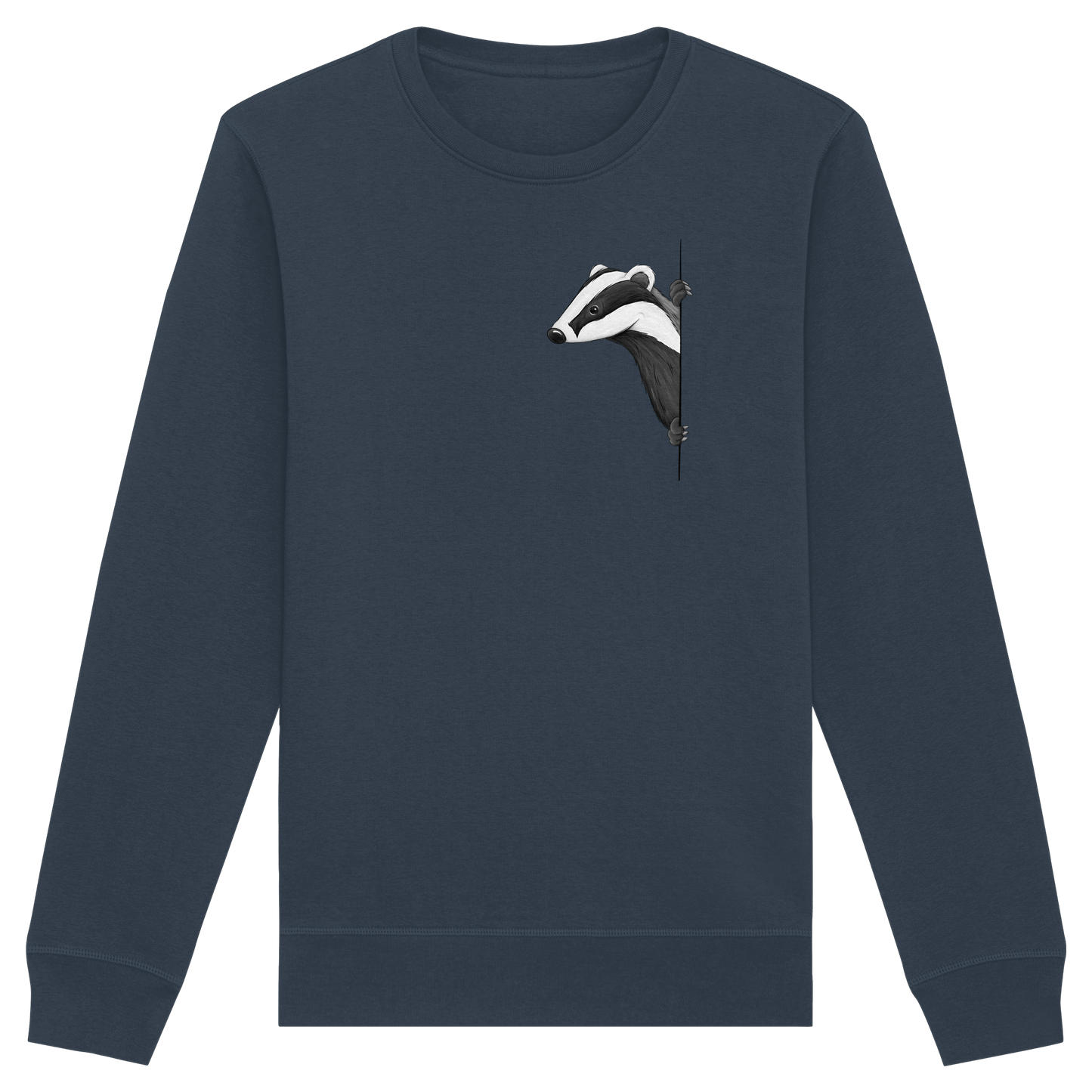 Lässiger Dachs Meister Grimbart - Organic Basic Unisex Sweatshirt