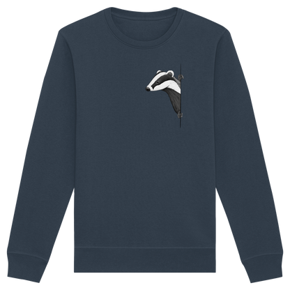 Lässiger Dachs Meister Grimbart - Organic Basic Unisex Sweatshirt