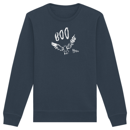 Boo Hoo! Fliegende Eule  - Organic Basic Unisex Sweatshirt
