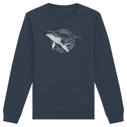 Whale, Hello There | Buckelwal - Organic Basic Unisex Sweatshirt