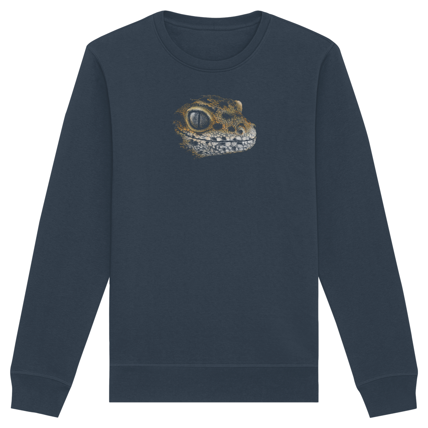 Leopard Gecko Skizze Kritzelkunst - Organic Basic Unisex Sweatshirt