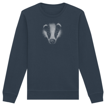 Kritzel-Kunst Dachs Illustration - Organic Basic Unisex Sweatshirt