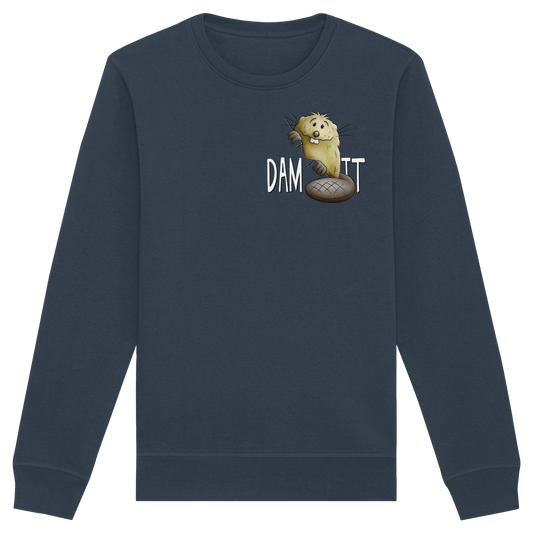 Dam It Verdammt Lustiger Biber - Organic Basic Unisex Sweatshirt