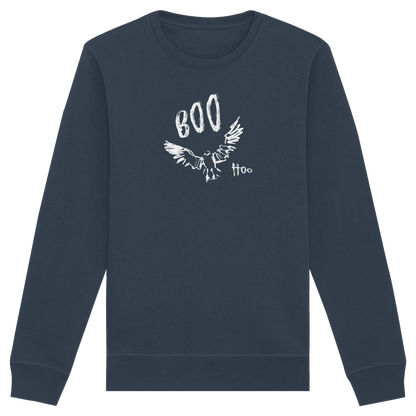 Boo Hoo! Fliegende Eule  - Organic Basic Unisex Sweatshirt