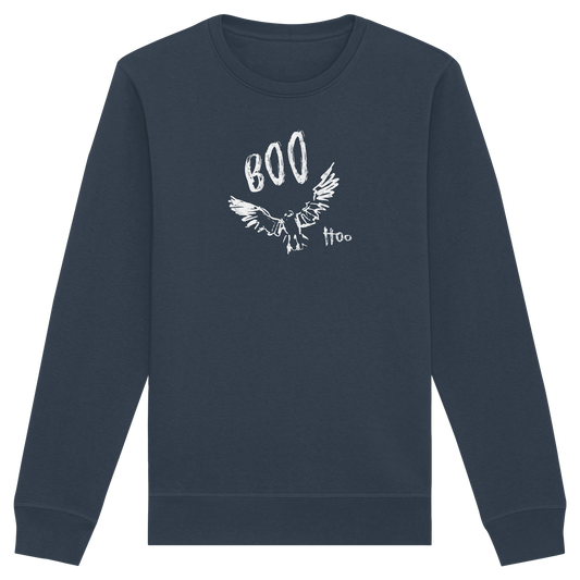Boo Hoo! Fliegende Eule  - Organic Basic Unisex Sweatshirt