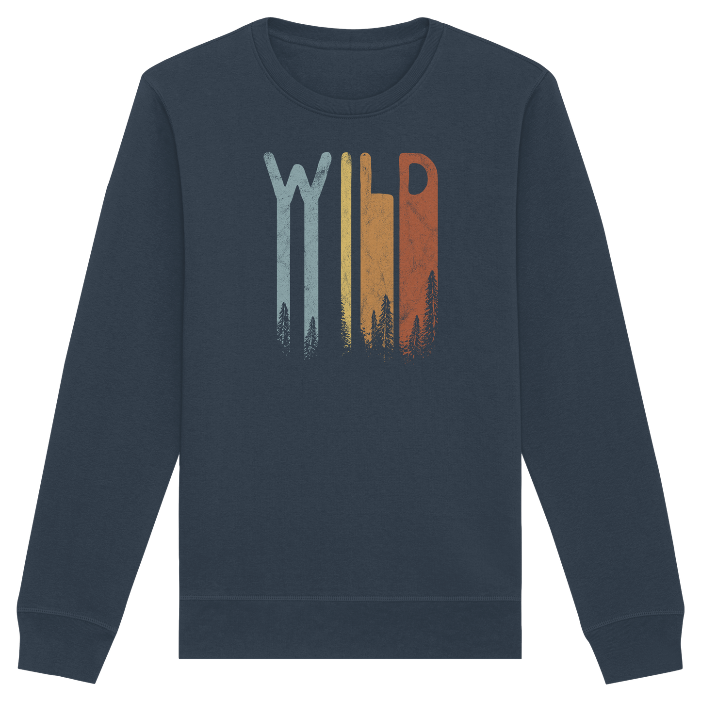 Wild Retro Schriftzug - Organic Basic Unisex Sweatshirt