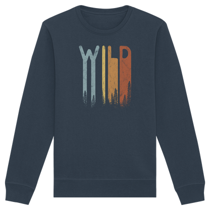 Wild Retro Schriftzug - Organic Basic Unisex Sweatshirt