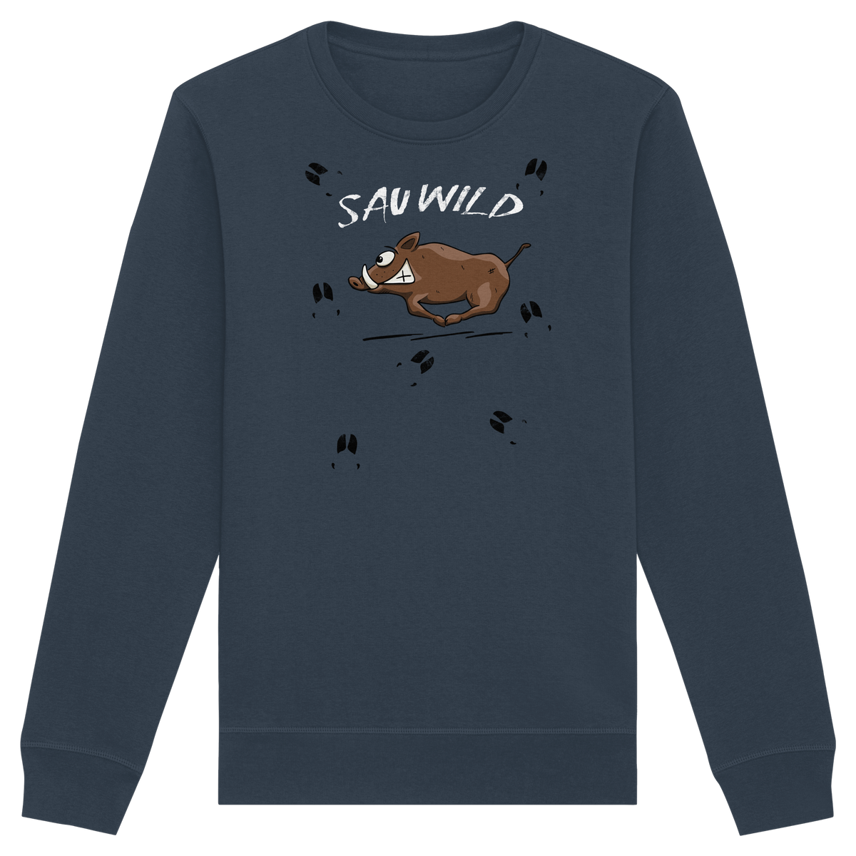 Sauwild wilde Sau | Wildschwein Keiler - Organic Basic Unisex Sweatshirt