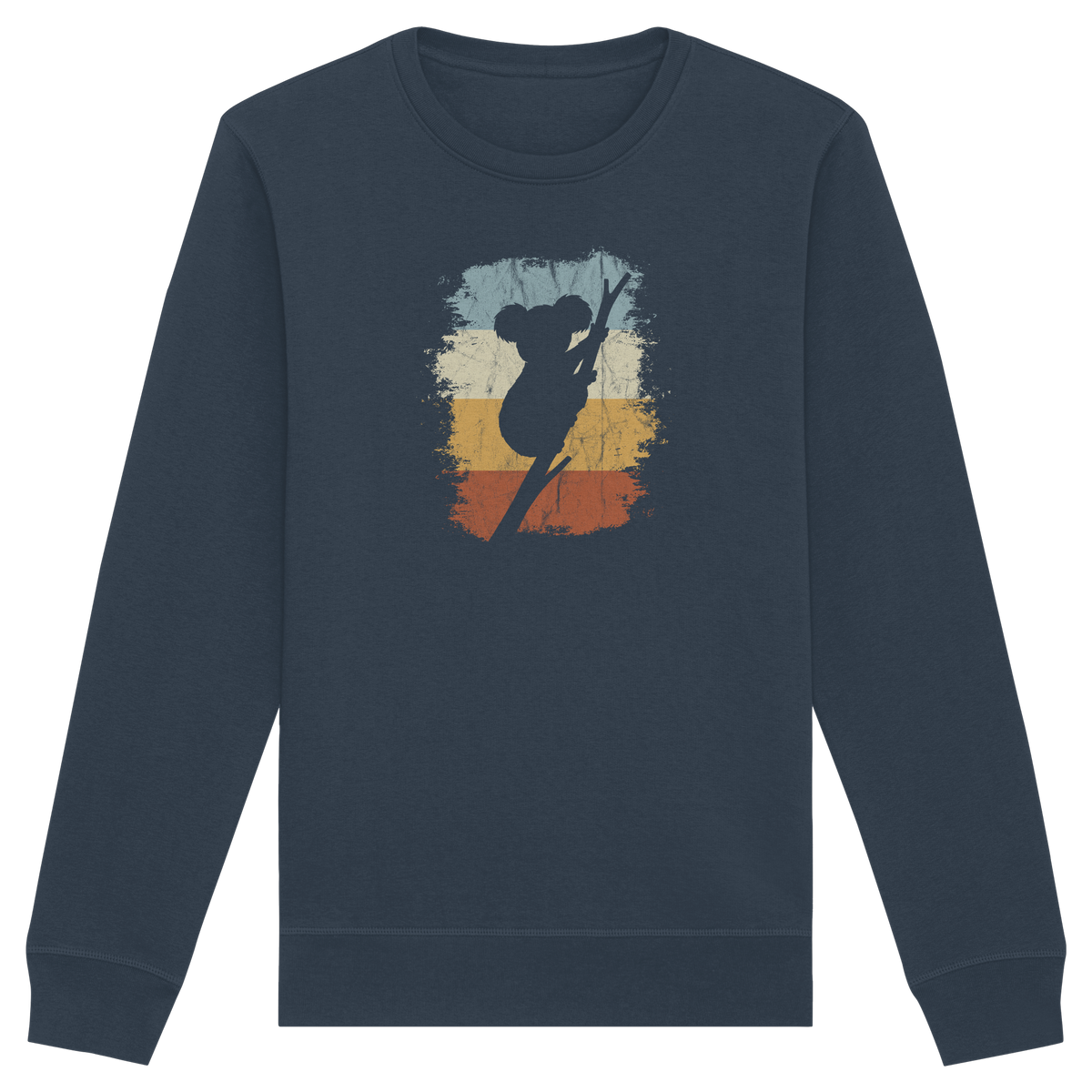 Retro kletternder Koala-Bär - Organic Basic Unisex Sweatshirt