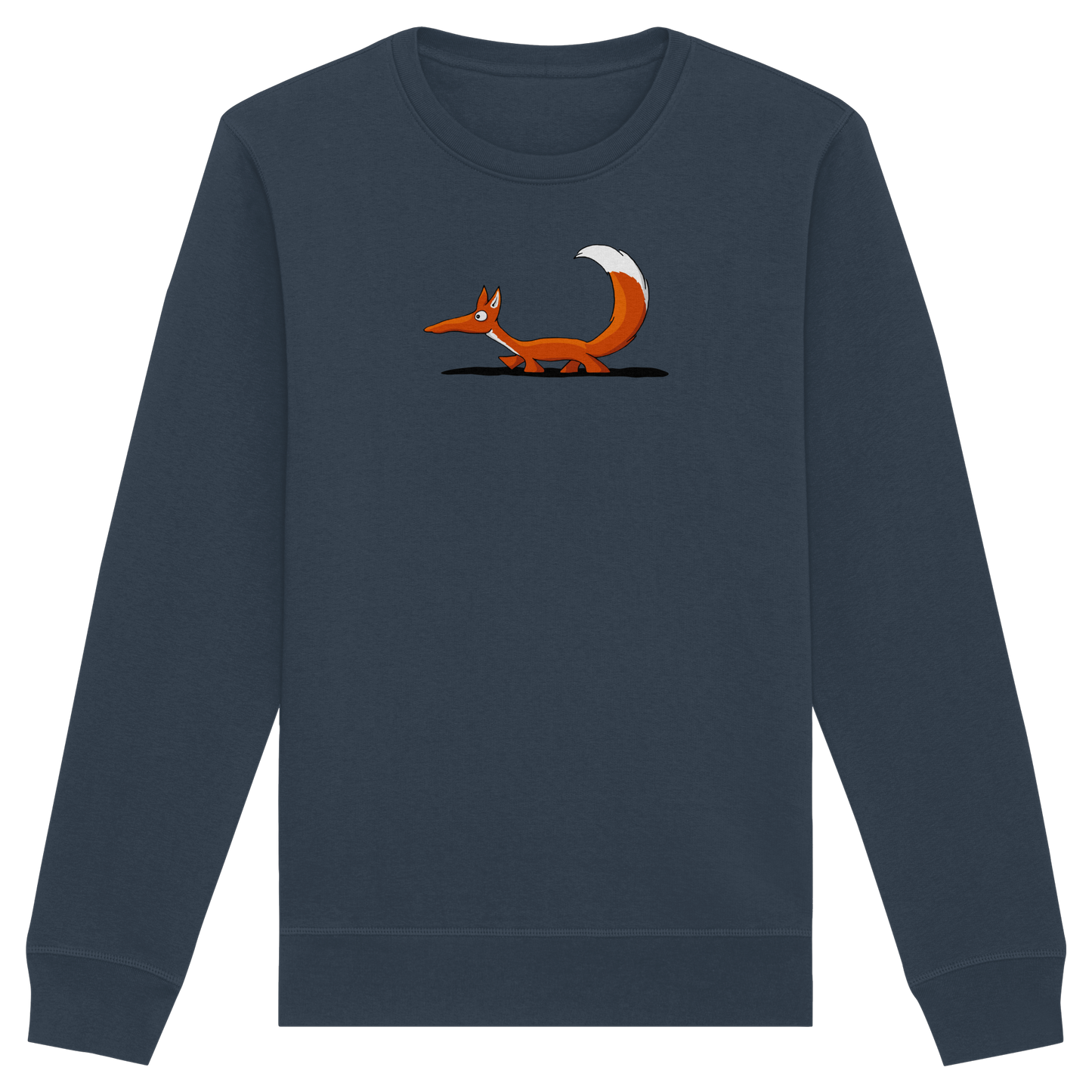 Lässiger cooler Fuchs | Mr. Fox, der Schleicher - Organic Basic Unisex Sweatshirt