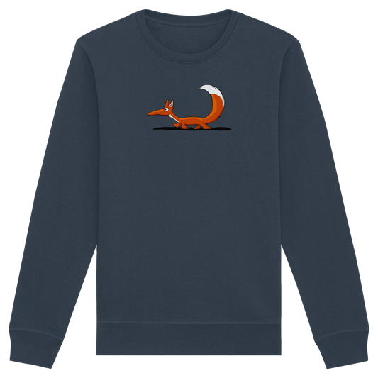 Lässiger cooler Fuchs | Mr. Fox, der Schleicher - Organic Basic Unisex Sweatshirt