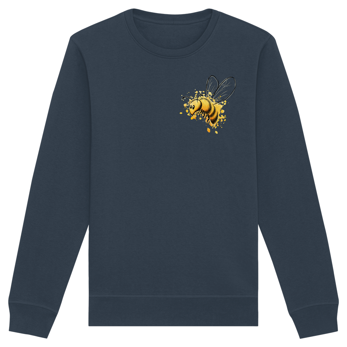 Lässige kleine Honig-Biene - Organic Basic Unisex Sweatshirt
