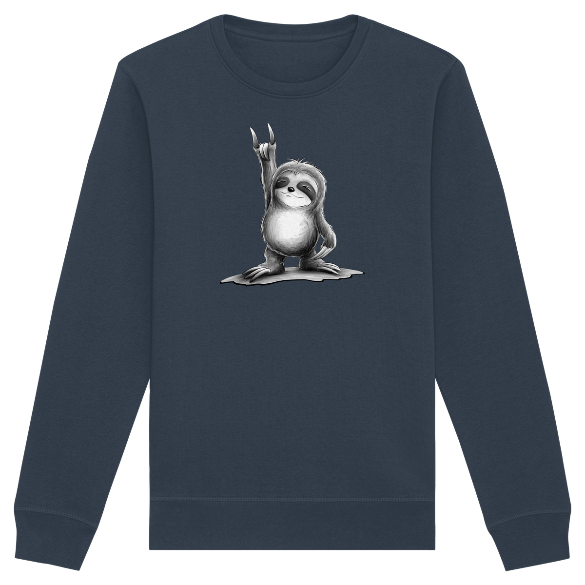Rock On Party Faultier - Organic Basic Unisex Sweatshirt