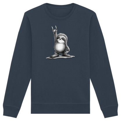 Rock On Party Faultier - Organic Basic Unisex Sweatshirt