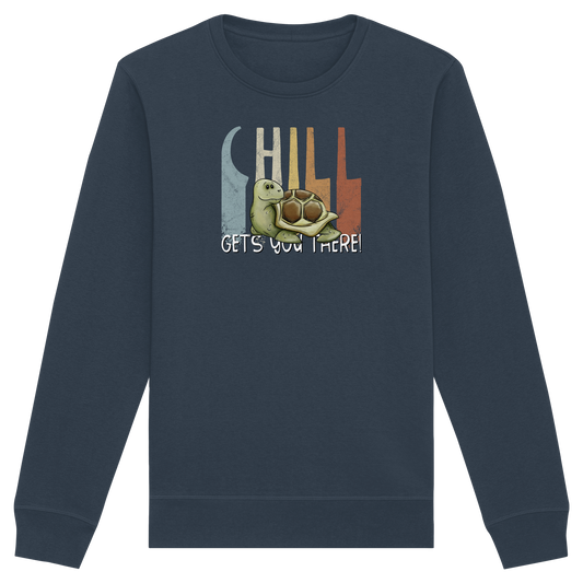 Gechillt gemütliche Schildkröte - Organic Basic Unisex Sweatshirt