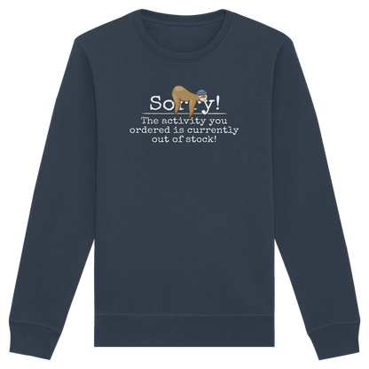 No-Activity Faultier - Organic Basic Unisex Sweatshirt