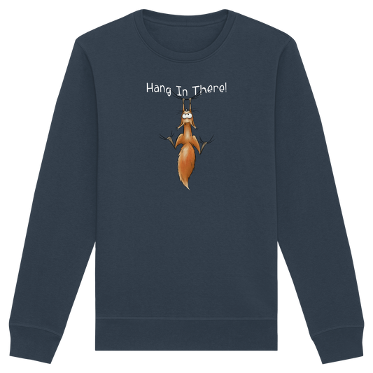 Hang In There | Lässiges Eichhörnchen - Organic Basic Unisex Sweatshirt