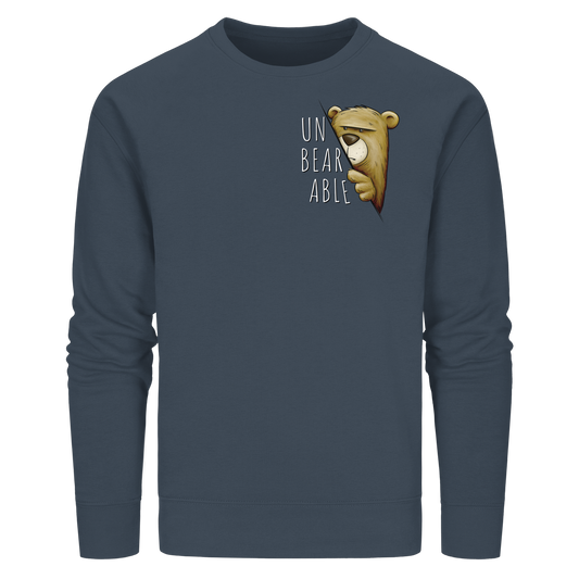 Unbearable – Unerträglich Bär - Organic Basic Unisex Sweatshirt