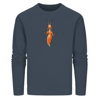 Rotes Eichhörnchen hängt ab - Organic Basic Unisex Sweatshirt