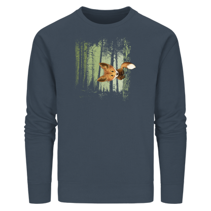 Fuchs im Zwielicht-Wald - Organic Basic Unisex Sweatshirt