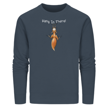 Hang In There | Lässiges Eichhörnchen - Organic Basic Unisex Sweatshirt