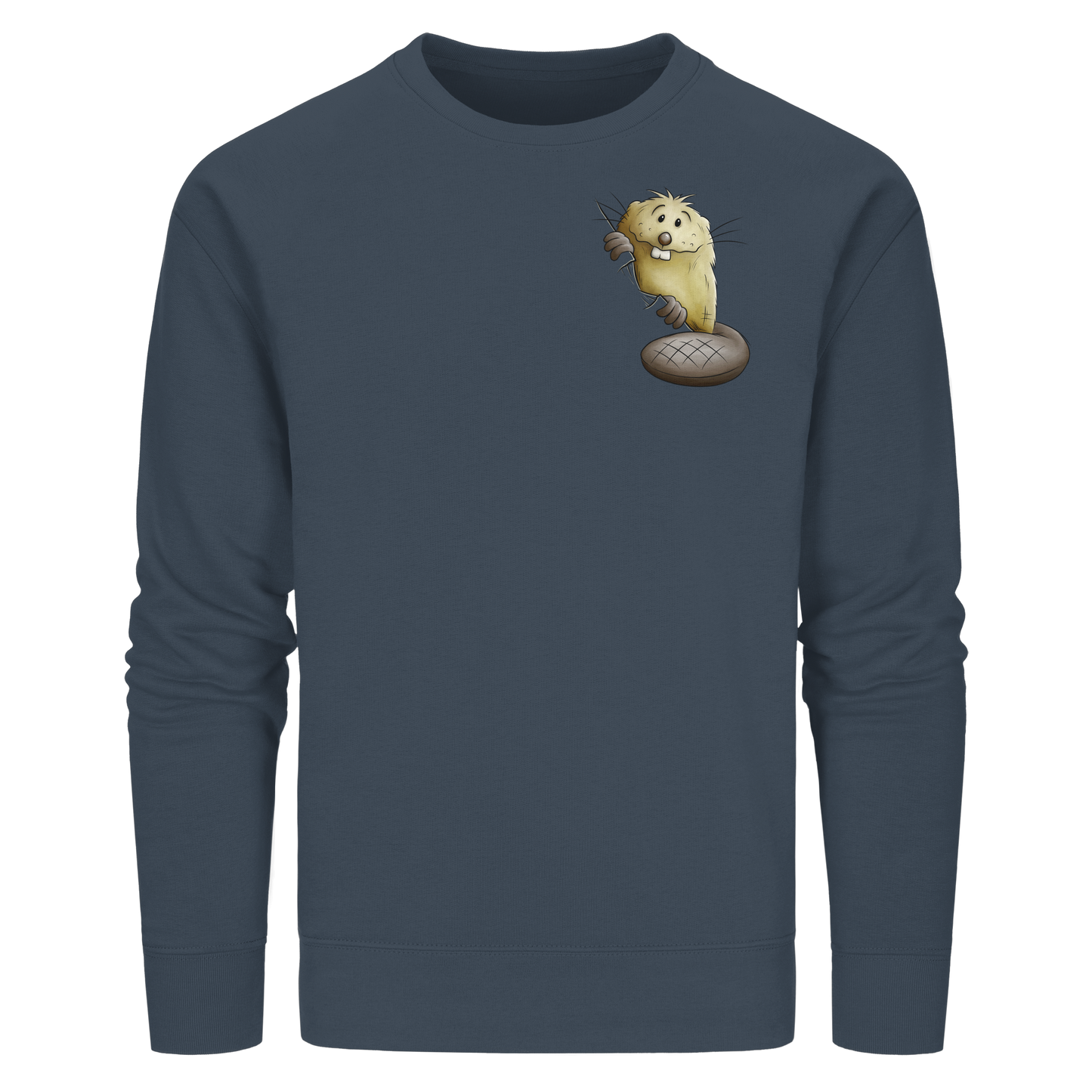 Lustiger frecher Biber - Organic Basic Unisex Sweatshirt