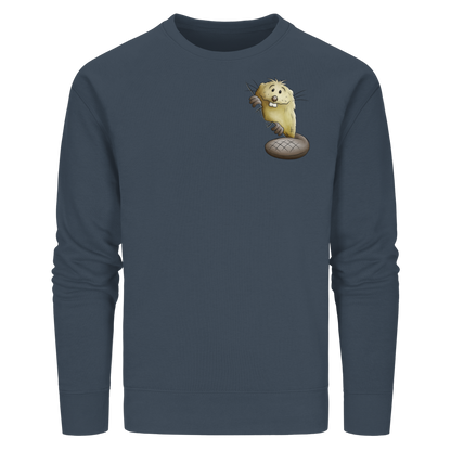 Lustiger frecher Biber - Organic Basic Unisex Sweatshirt