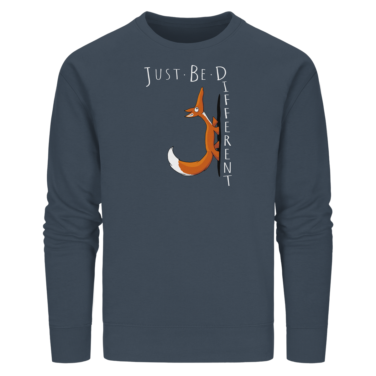 Just Be Different | Sei Anders, kleiner Fuchs - Organic Basic Unisex Sweatshirt