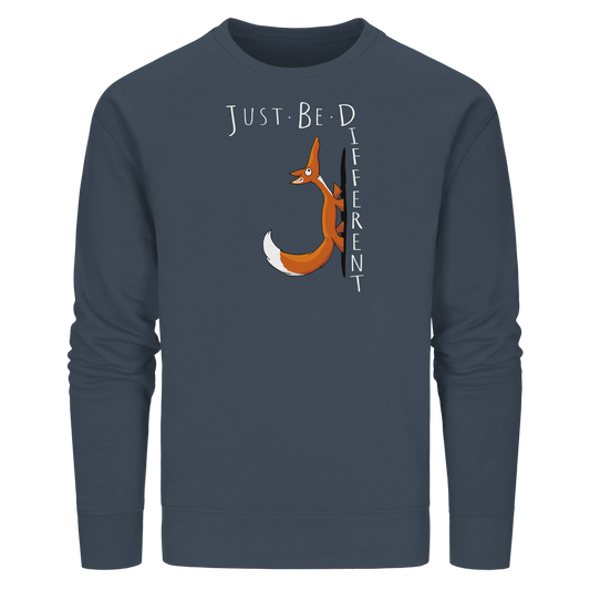 Just Be Different | Sei Anders, kleiner Fuchs - Organic Basic Unisex Sweatshirt
